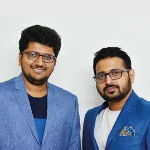 Raja Chakraborty & Naveen Kumar Chennala,Co-Founders Raja Chakraborty & Naveen Kumar Chennala,Co-Founders